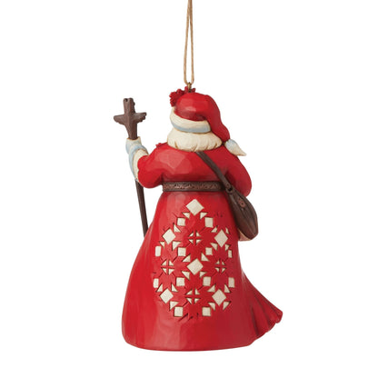 Canadian Santa Ornament