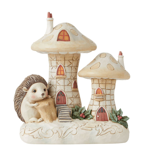 Woodland Lited Mushroom House