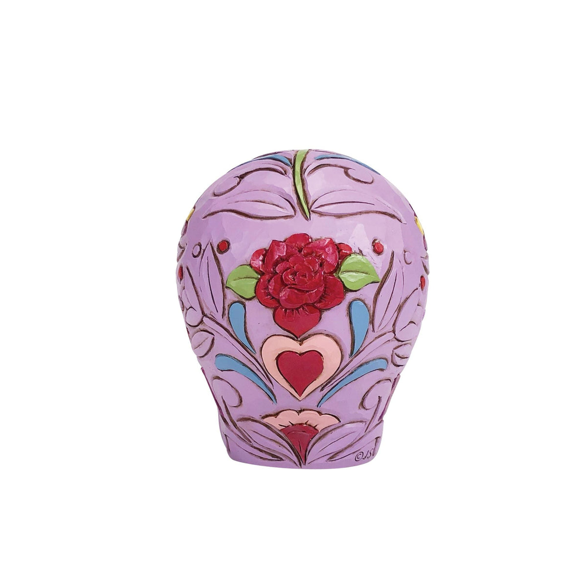 Day of the Dead Purple Skull