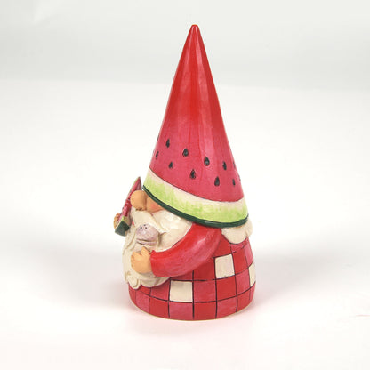 Watermelon Gnome Figurine