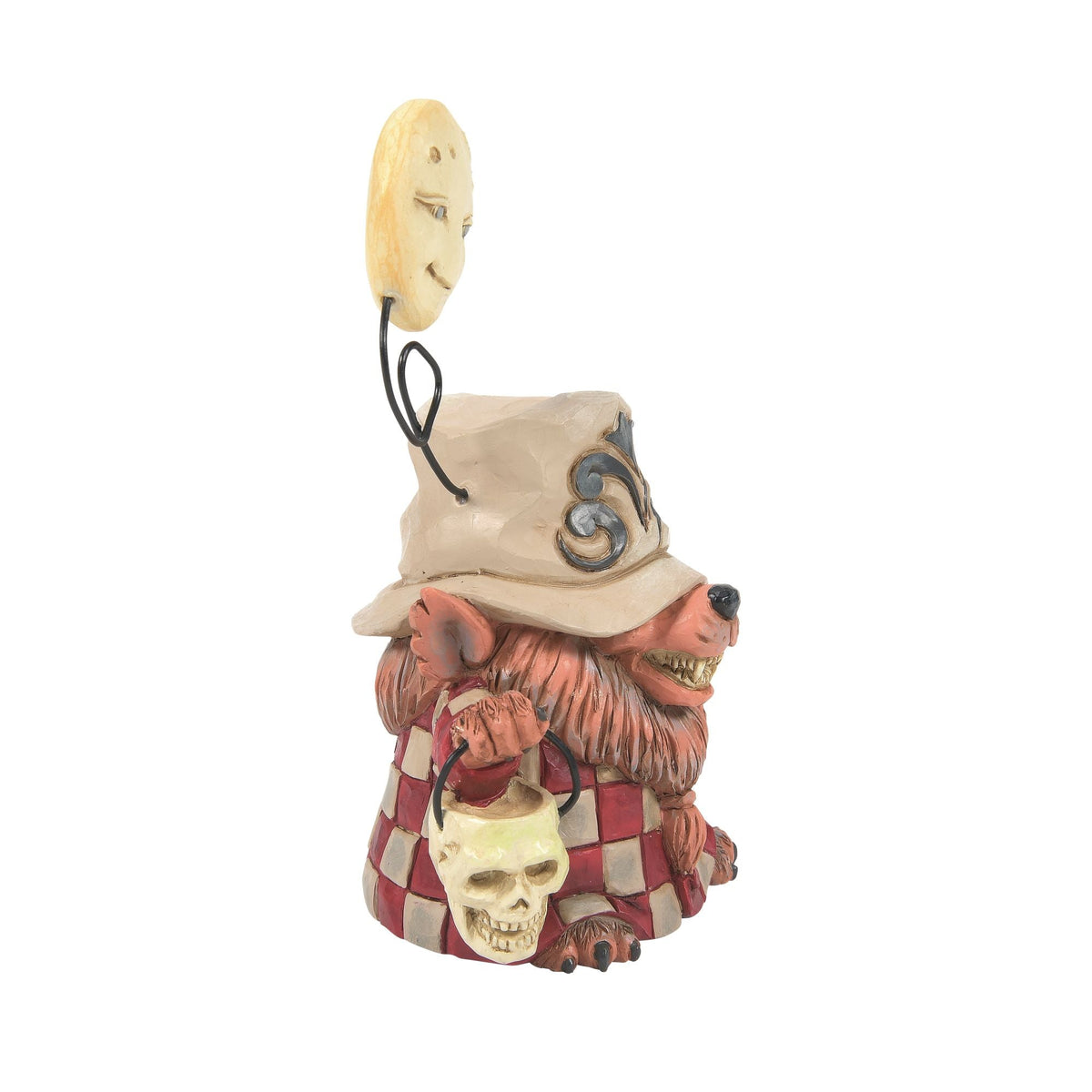 Werewolf with Moon Figurine