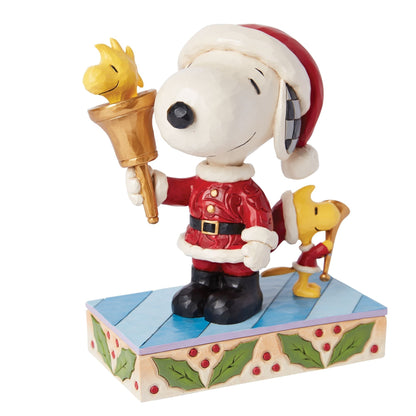 Snoopy and Woodstock Santas
