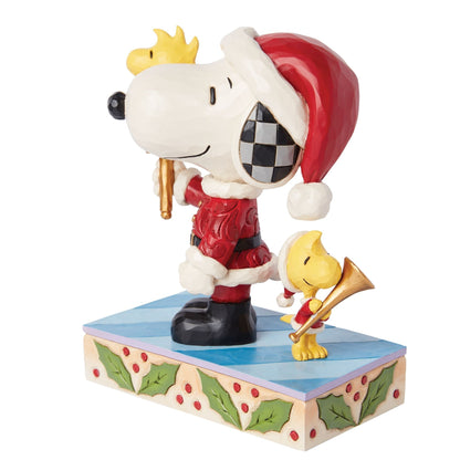 Snoopy and Woodstock Santas