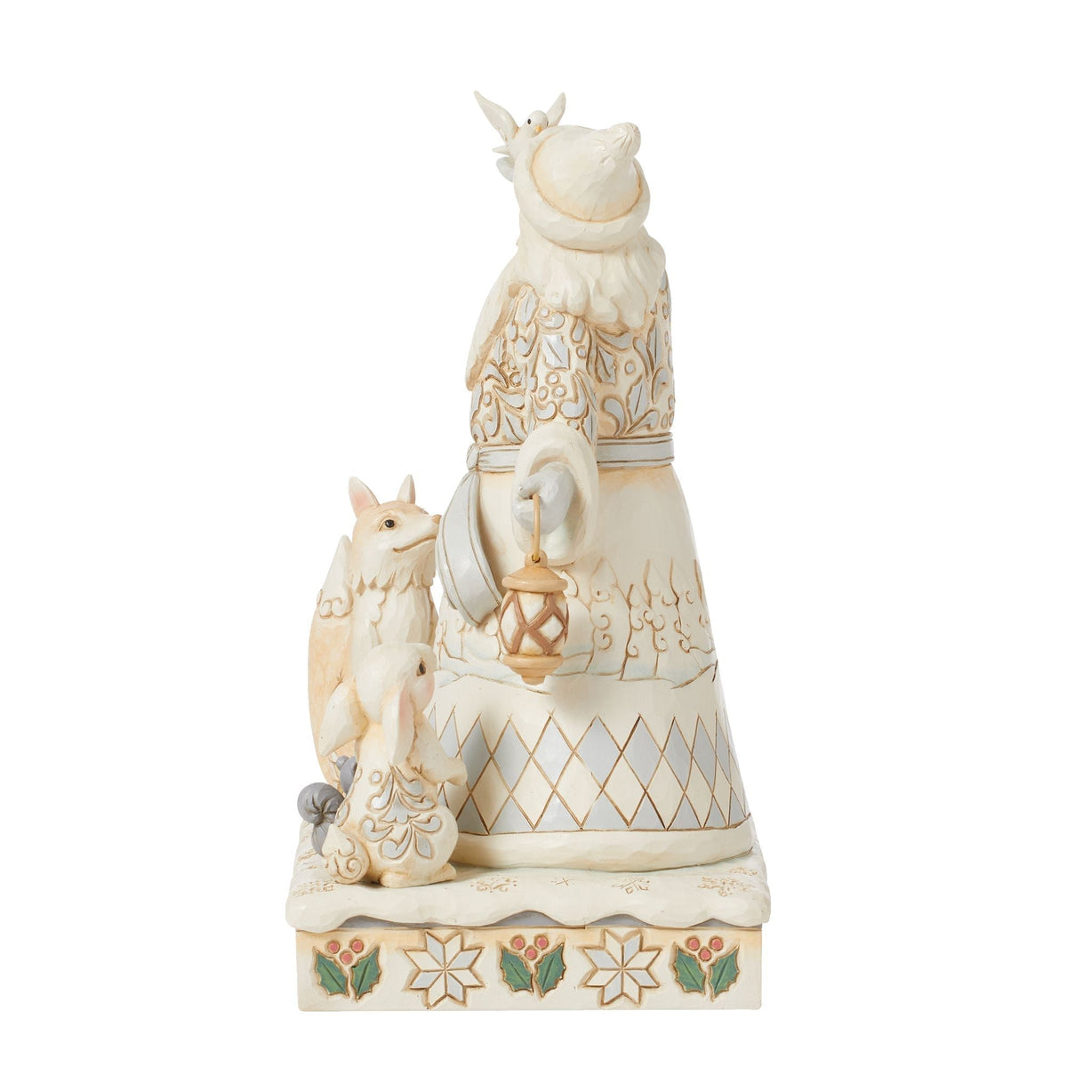 Woodlnd Santa Holding Dove Fig