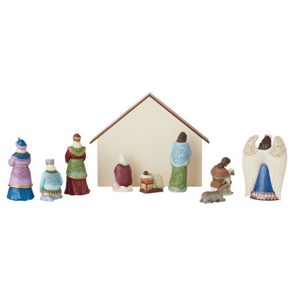 10 PC Nativity Set Figurines
