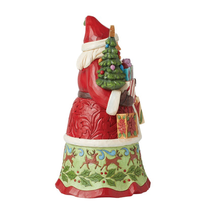 Santa with Gifts Bags Figurine