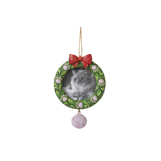 Cat Pet Wreath Frame Orn