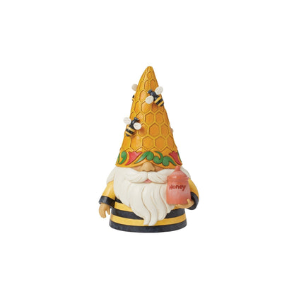 Beehive Hat Gnome Figurine