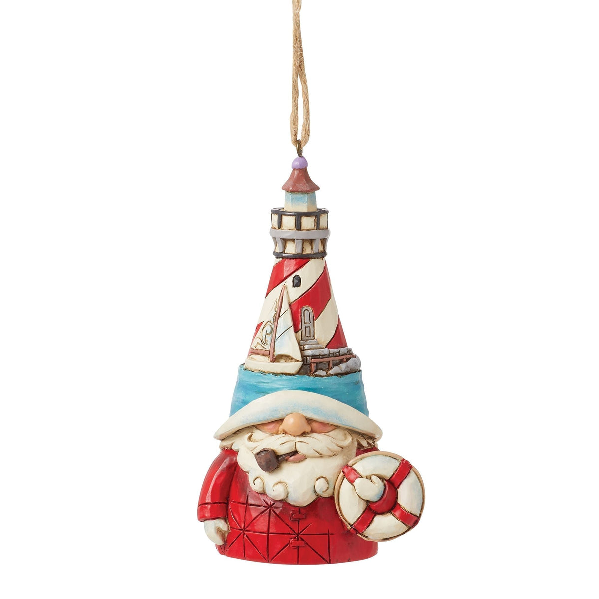 Lighthouse Hat Gnome Ornament