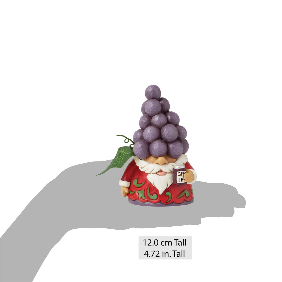 Grapes Gnome Figurine