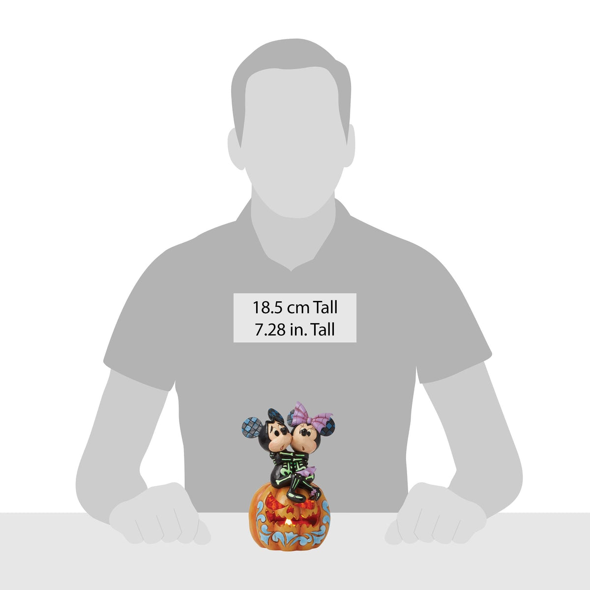 Mickey&Minnie Scared Skeletons