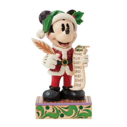 Santa Mickey with List