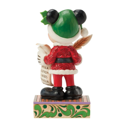 Santa Mickey with List