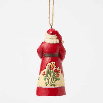 Santa With Pets Ornament