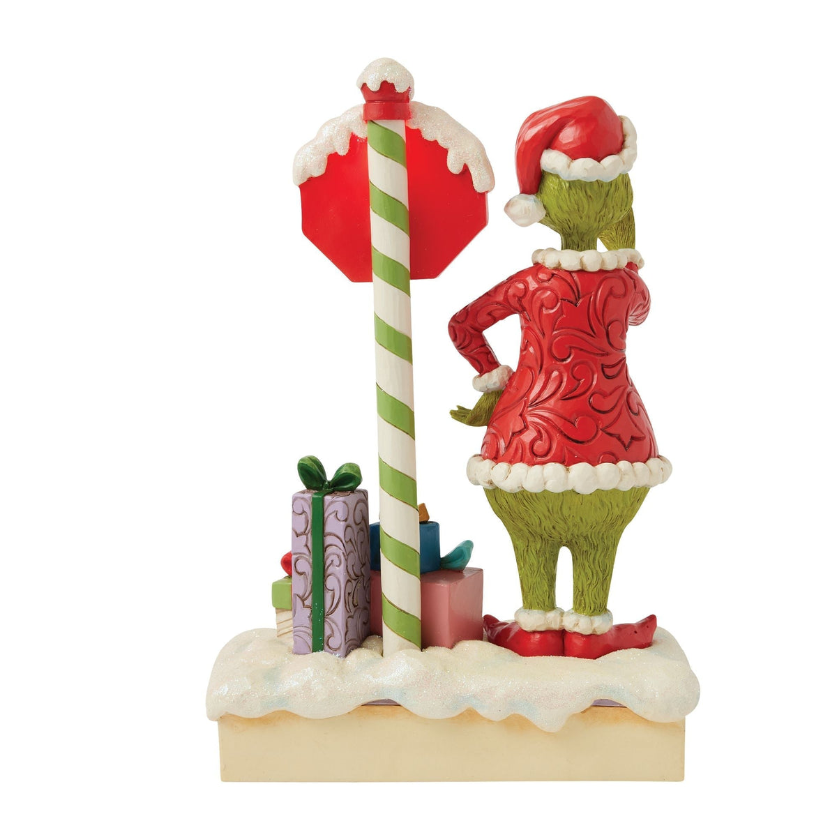 Grinch by Stop Sign LED Fig