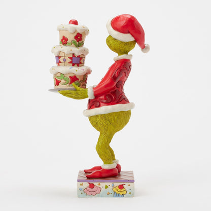 Grinch with Grinchy Cake
