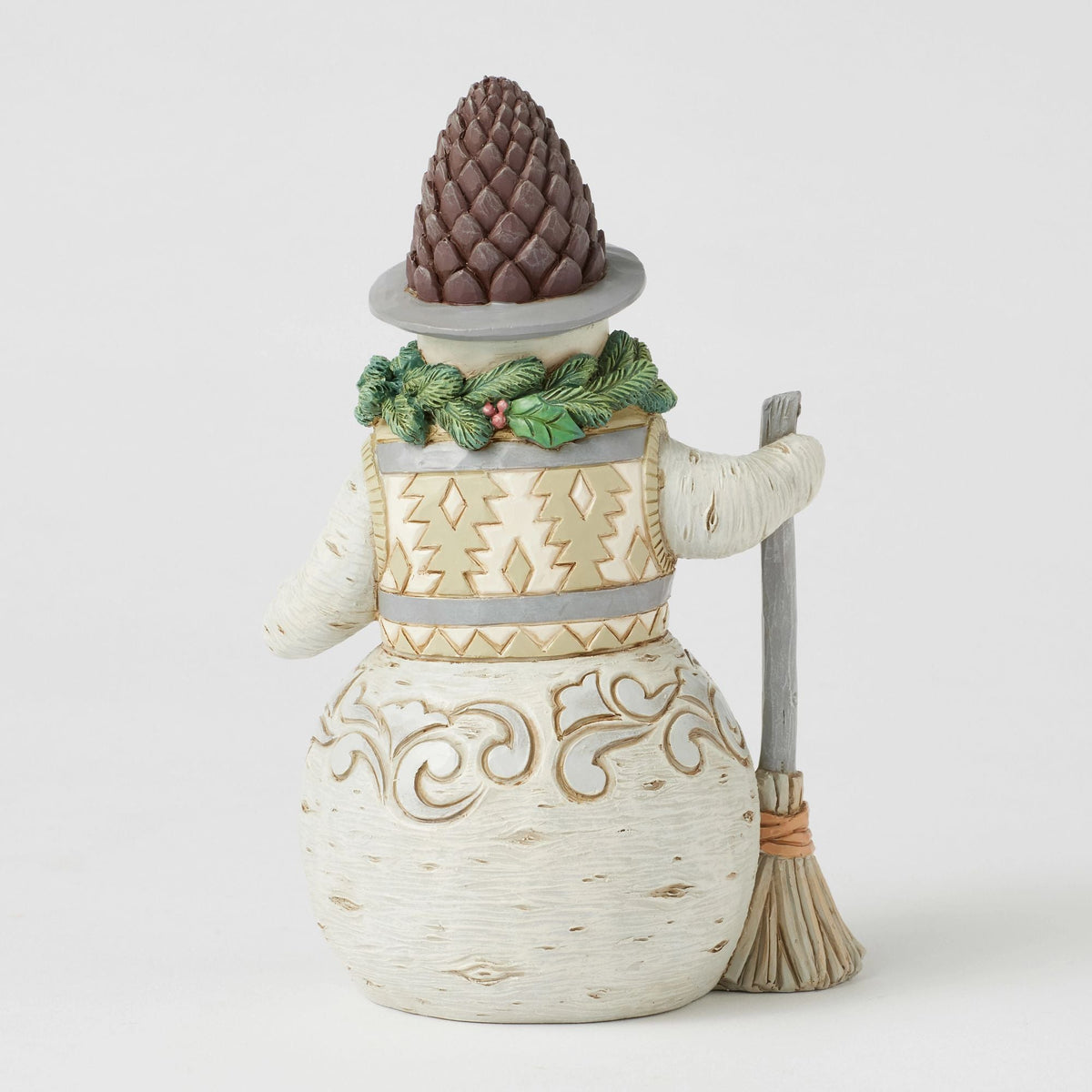 Wdlnd Snowman Pinecone Hat Fig