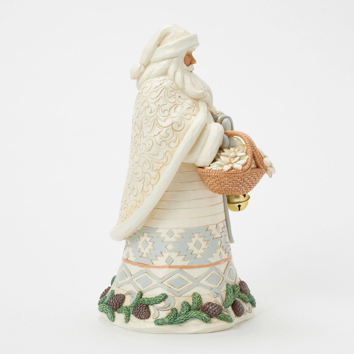 Wdlnd Santa Bkt and Bells Fig