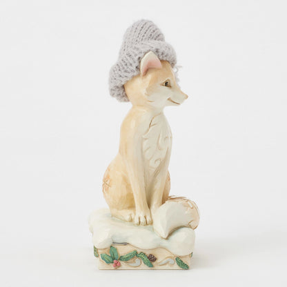 Wdlnd Fox with Knit Hat Fig