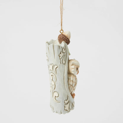Wdlnd Owl in Tree Ornament