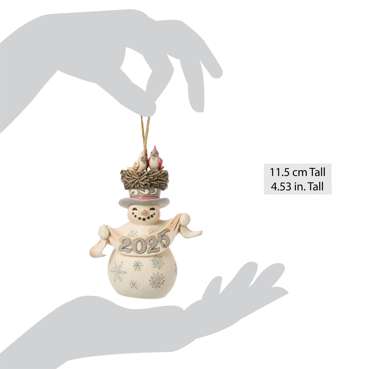 Wdlnd Dated 2025 Snowman Orn
