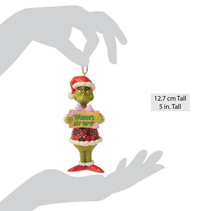 Grinch Message Ornament