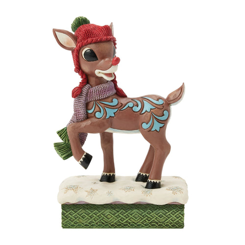 Rudolph with Knit Hat