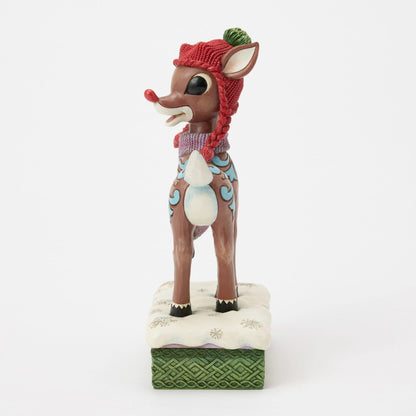 Rudolph with Knit Hat
