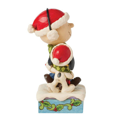 Charlie & Snoopy Wearing Scarf
