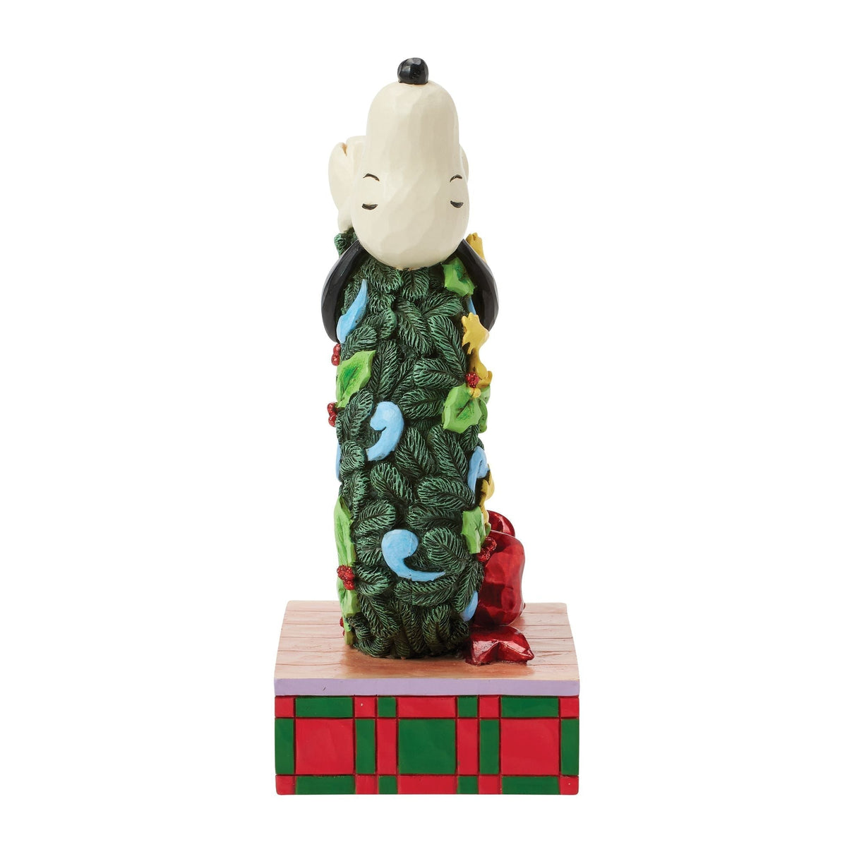 Snoopy Sleeping on LED Wreath