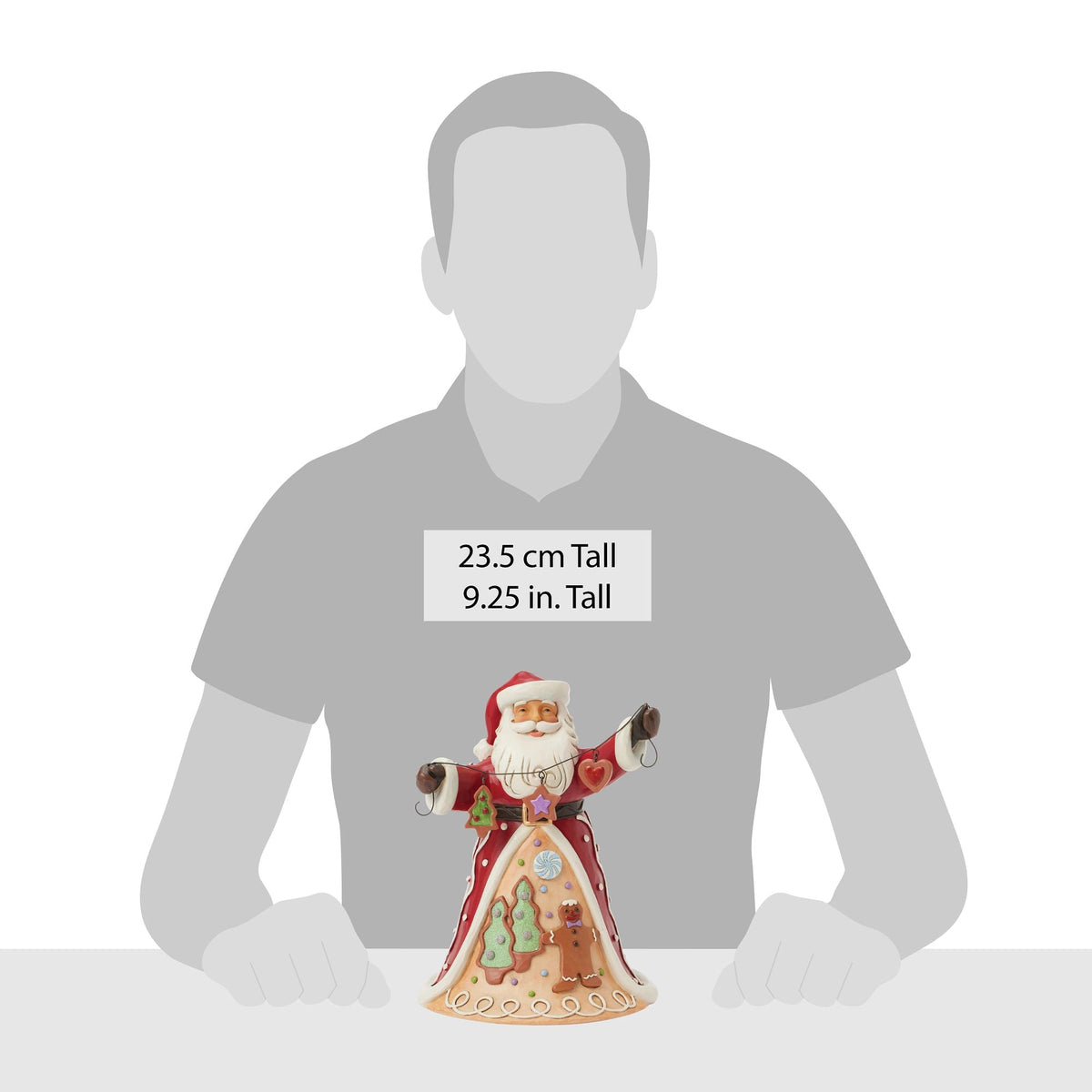 Gingerbread Santa Garland Fig