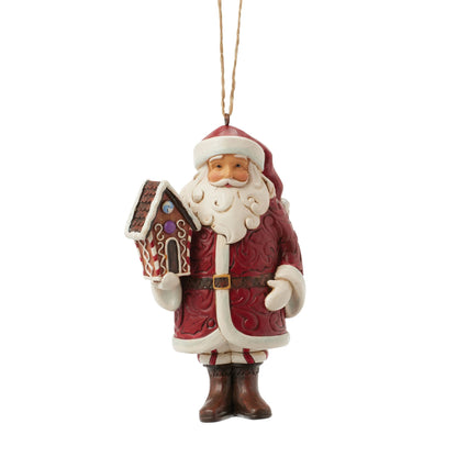 Gingerbread Santa Ornament