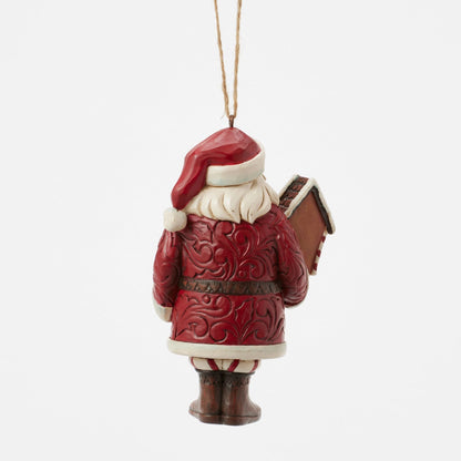 Gingerbread Santa Ornament
