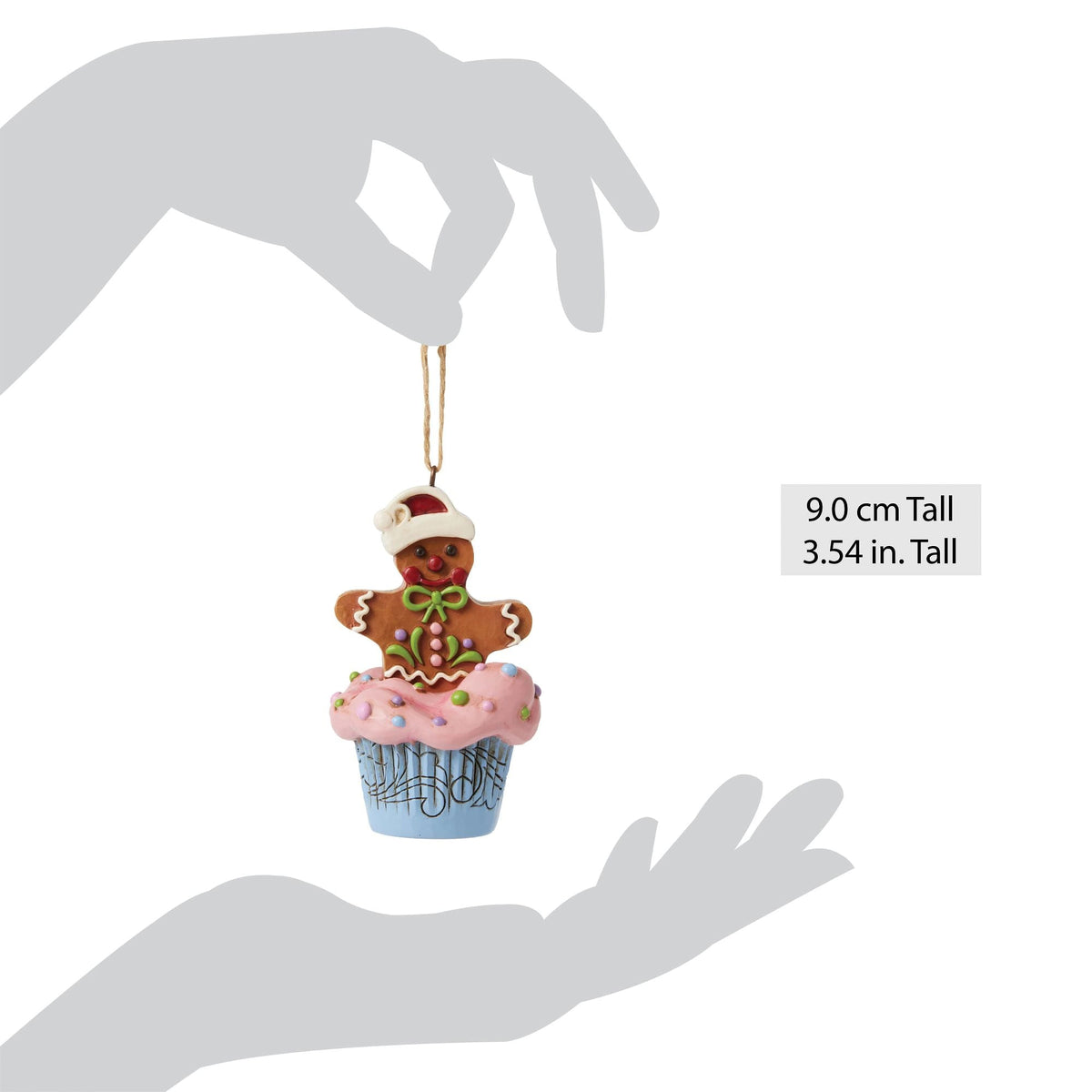 Gingerbread Cupcake Ornament