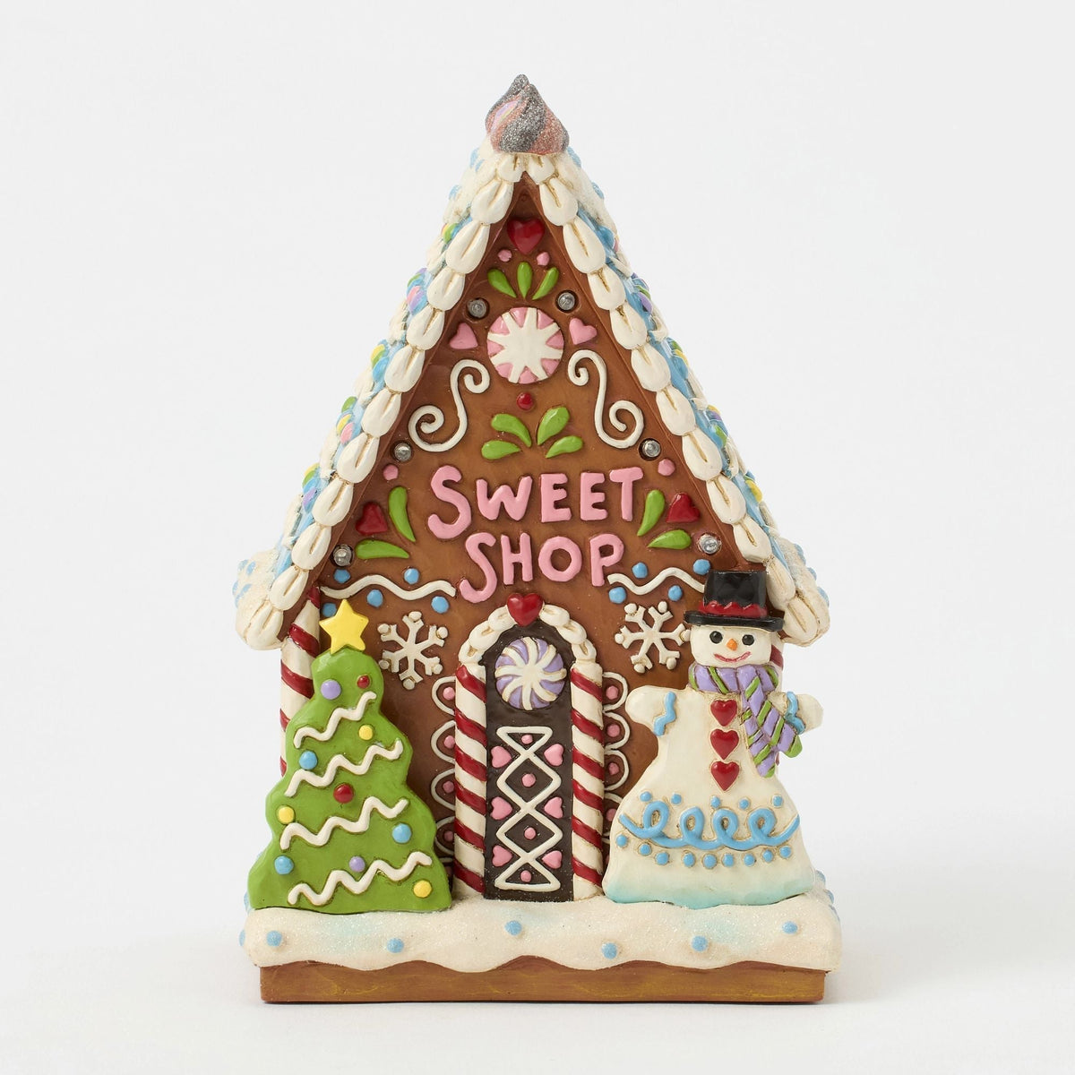 Gingerbread LED Sweet Shop Fig