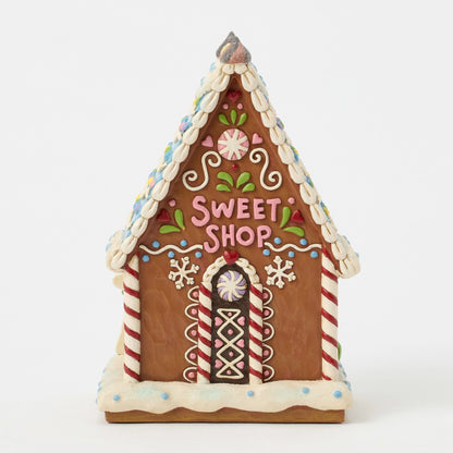 Gingerbread LED Sweet Shop Fig