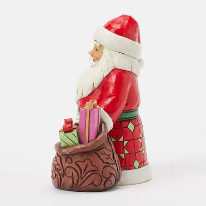 Santa with Toy Bag Pint Fig