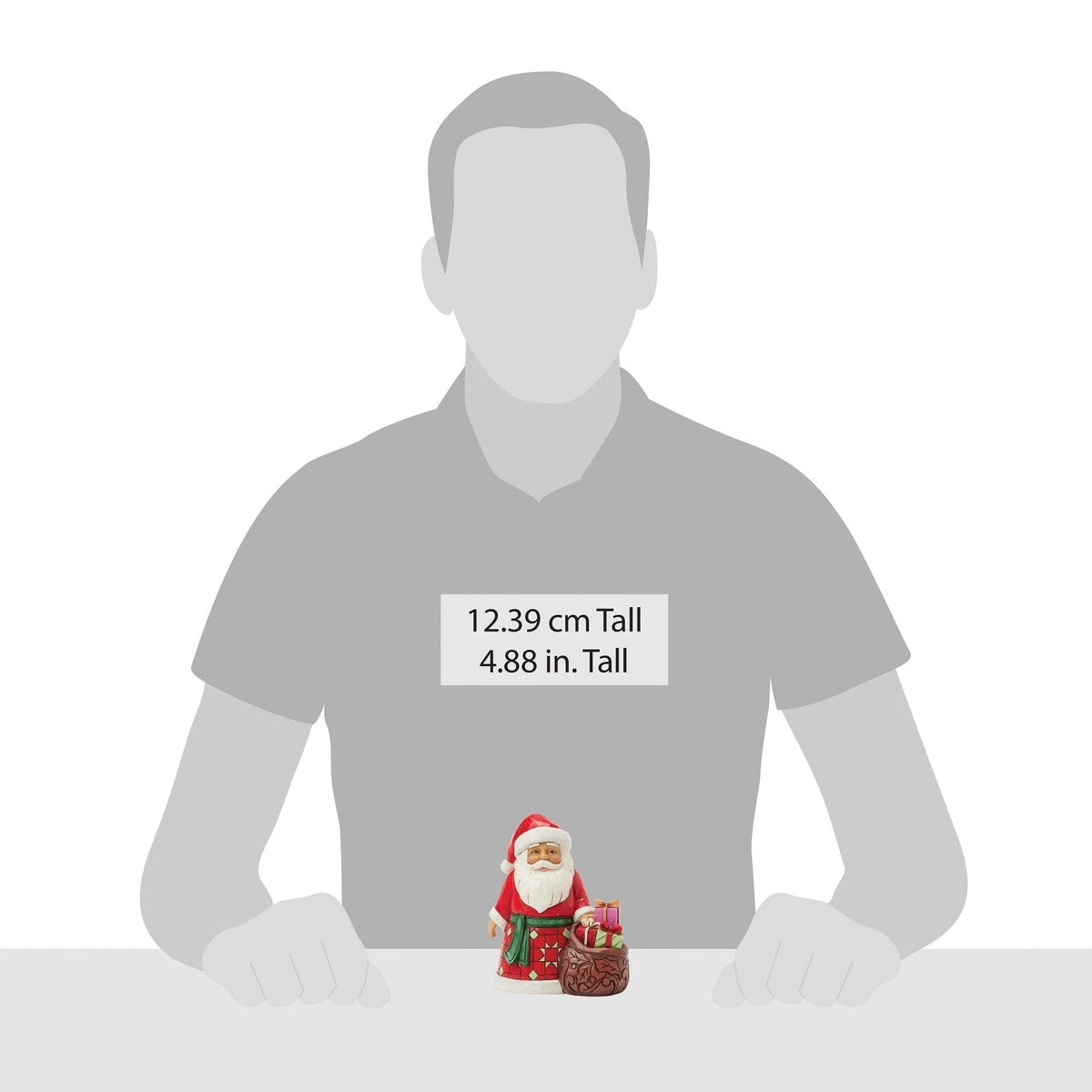 Santa with Toy Bag Pint Fig