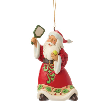 Pickleball Santa Ornament