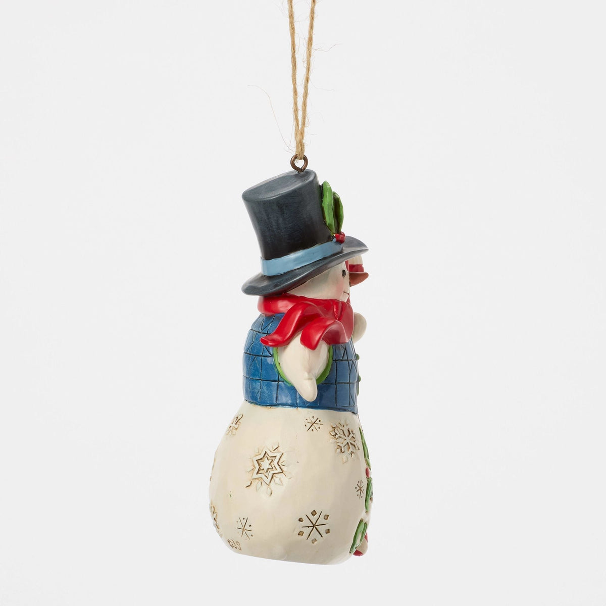 Snowman with Candy Cane Orn