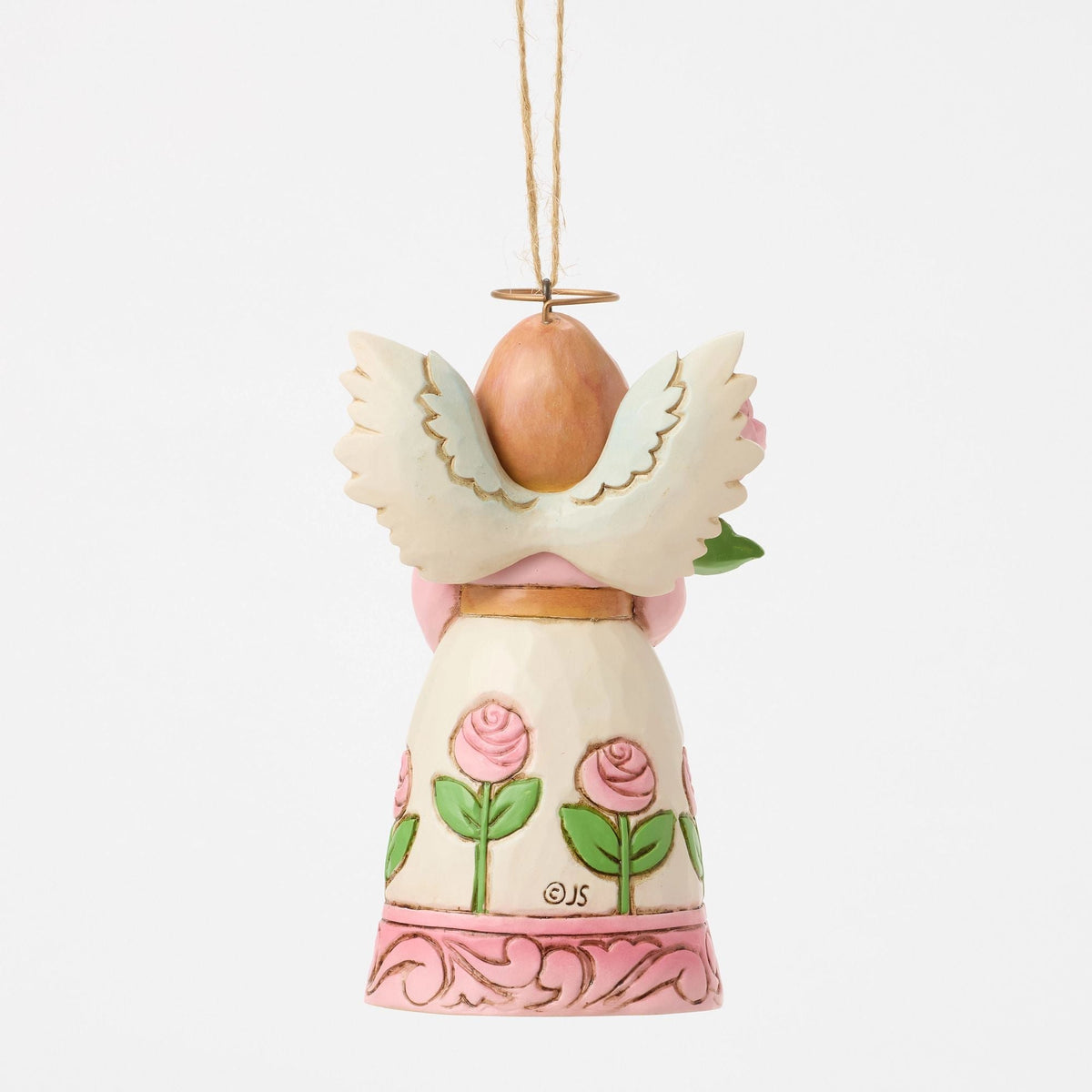 Angel With Roses Ornament