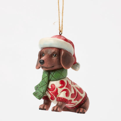 Christmas Dog Dachshund Orn