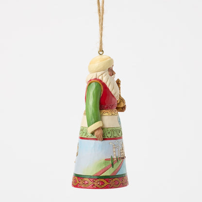 Santa Around World India Orn